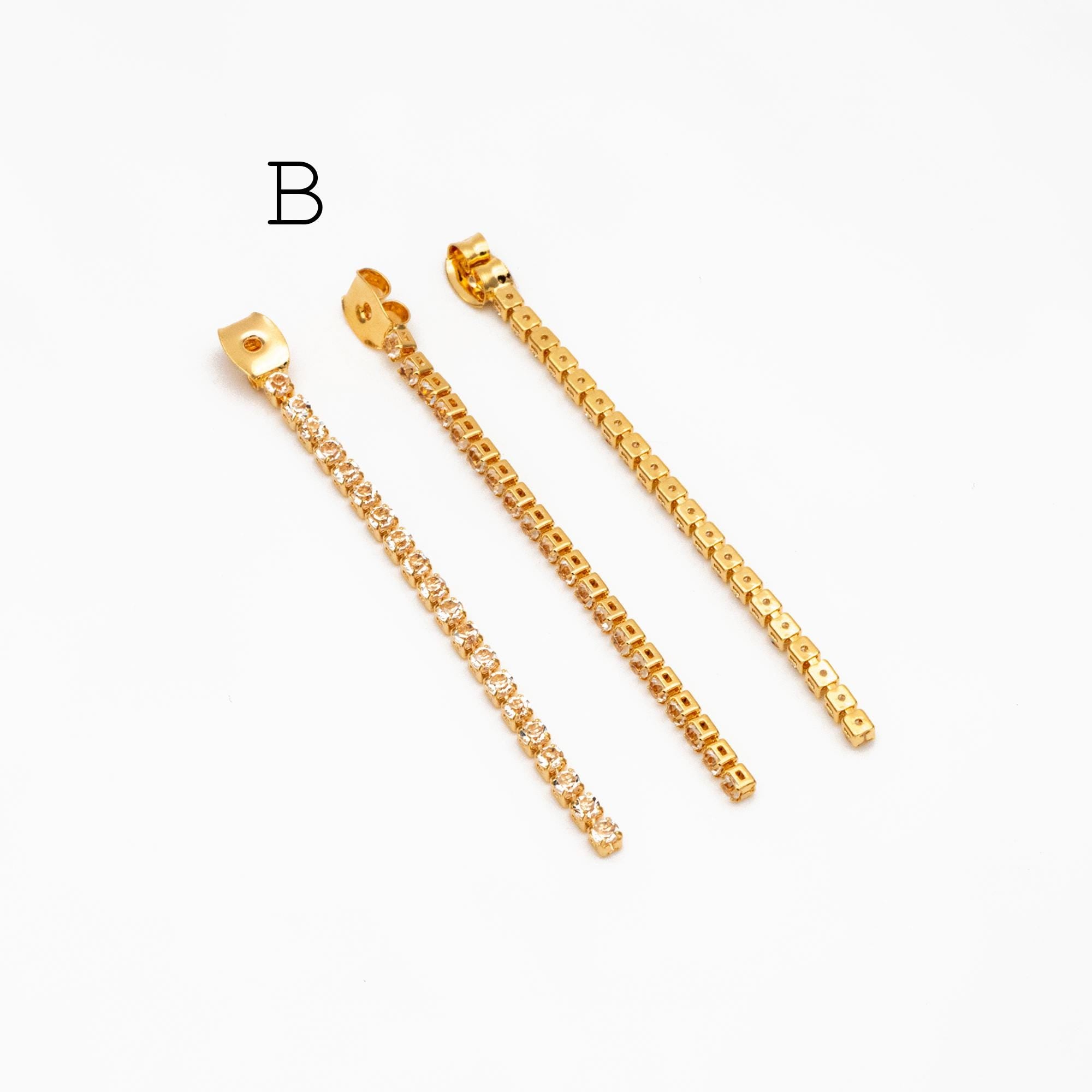 10pcs Trendy Tassel Ear Nuts, Tassel Ear Back Stoppers (GB-245)